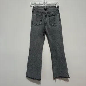 Rag & Bone Nina High-Rise Ankle‎ Flare Jeans in Broderick Size 25 thumbnail 7