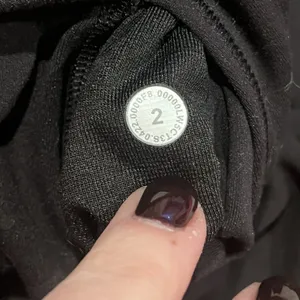 Lululemon Wunder Under Hi-Rise Crop Black Size 2 Luxtreme Leggings thumbnail 9