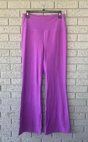 Lululemon Flare Super High Rise Leggings Purple Size 10 Moonlight Magenta thumbnail 1