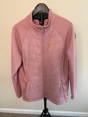Spyder Women's Nova Full Zip Hybrid Jacket Misty Rose XL thumbnail 1