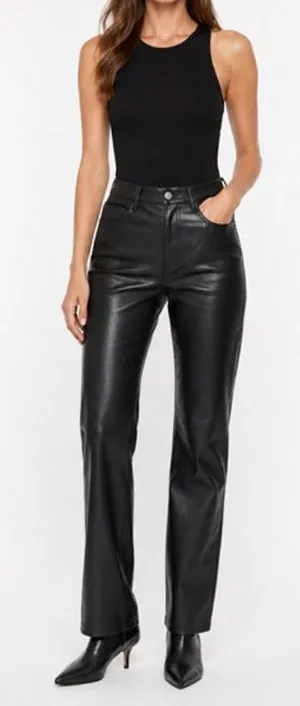 Aritzia Wilfred The Melina Pant Black Vegan Leather Size 6 Tall thumbnail 1