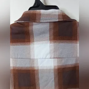 Rue21 Brown Plaid Sherpa-Lined Shacket‎ XS thumbnail 7