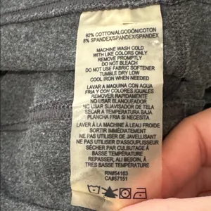 Calvin Klein Performance Quick Dry Heather Gray Workout Yoga Capri Leggings XL thumbnail 9