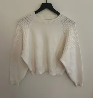 Lush Ivory Cropped Sweater thumbnail 1