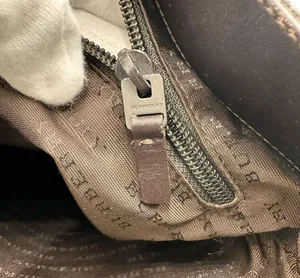 BURBERRY LONDON Nova Check Shoulder Bag PVC Leather Beige thumbnail 6