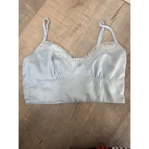 Princess Polly Light Blue Satin Lace Cami - Size‎ US 4 thumbnail 2