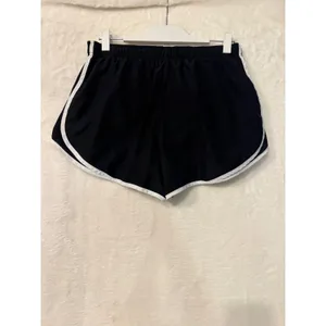 Nike Dri-FIT Tempo Running Shorts Black White Athletic Gym Training Womens Large thumbnail 4