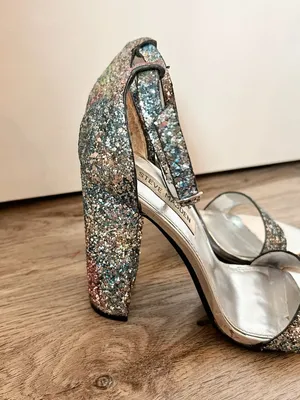 Steve Madden Carrson Multi Glitter Ankle Strap Heels Size 7.5 thumbnail 2