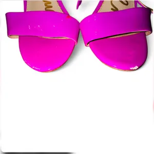 Sam Edelman Hot Pink Patent Ankle Strap Heels Barbiecore Statement Sandals 8M thumbnail 4