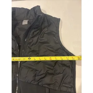 Calia Pure Black Cold Dash Run Slim‎ Puffer Vest Running Reflective Size Large thumbnail 6