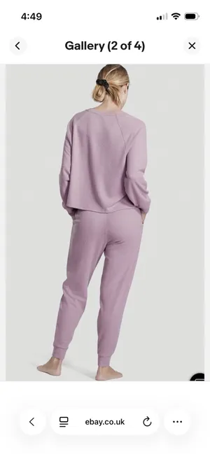 Glow Waffle Victoria's Secret Henley Jogger Set thumbnail 2