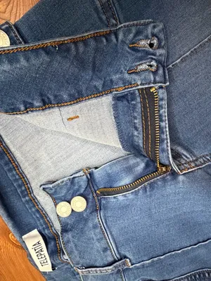 Telepatia Front Seam Flare Bootcut Jeans Blue Denim Stretch Women's Size 11/30 thumbnail 6