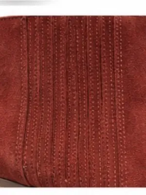 Dolce Vita Burgundy Suede Ankle Booties Size 9.5 Block Heel Chelsea Boots thumbnail 6
