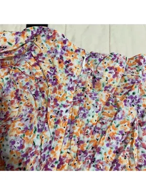 New Lulus Floral Midi Skirt thumbnail 5
