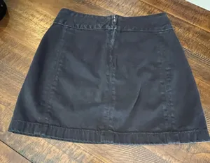 Modern Femme Denim Mini Skirt Black Size 0 thumbnail 5