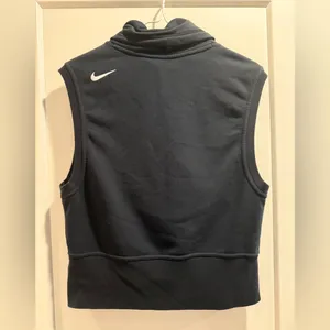 Nike Women’s Black Sleeveless‎ Hooded Vest Top Size M thumbnail 2