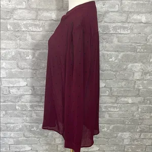 41 Hawthorne Women's Burgundy Button thumbnail 3