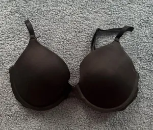 Victoria's Secret PINK Wear Everywhere T-Shirt Lightly Lined Black Bra 36B thumbnail 1