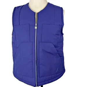 Nike Air Jordan Loose Fit Purple Quilted Puffy Gilet Vest Jump Man thumbnail 2