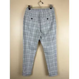 Zara Pants Womens Size S Plaid Tapered Elastic Waist Pull On Trousers Checkered thumbnail 5