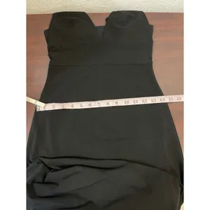 ALICE + OLIVIA Plunging Neckline Maxi Dress Black Size 4 thumbnail 7