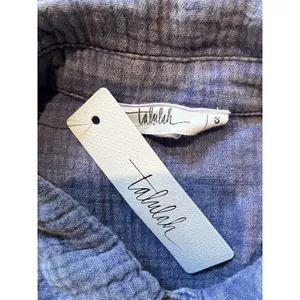 Talulah Cotton Gauze Midi Shirt Dress Size Small‎ Periwinkle Tiered Oversized thumbnail 5