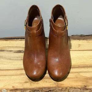 Lauren Ralph Lauren‎ Maleah Leather Bootie size 7.5 B100 thumbnail 4