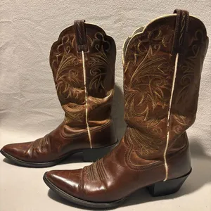 ARIAT Heritage 15728 Women’s Size 7.5B Brown Leather Pointed Toe Western Boots thumbnail 2