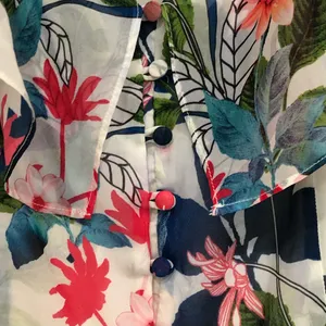Parker Floral Pink Off Shoulder Cold Shoulder L thumbnail 2