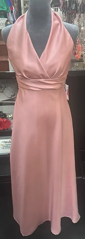 Amsale pink size 6 formal dress thumbnail 1