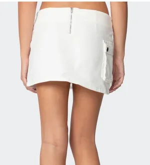 Edikted White Mini Skirt thumbnail 2