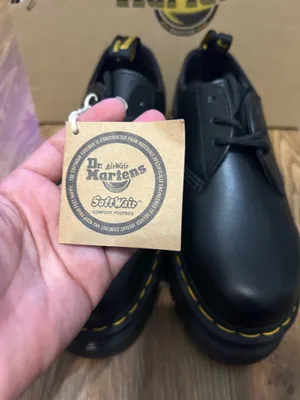DR MARTENS Audrick 3 eye black leather platform lace up oxfords shoes women’s 7 new thumbnail 6