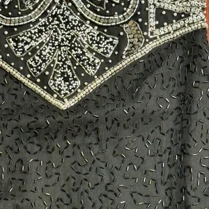 Laurence Kazar beaded mini dress thumbnail 3