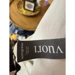 Vuori White Crew Neck Tee Women's Size Medium thumbnail 4