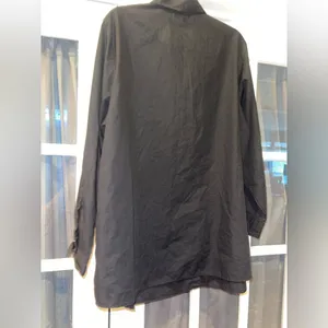 Roaman's black button up top shirt EUC woman’s 1X thumbnail 3