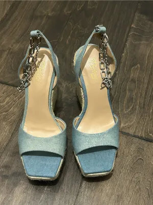 Thalia Sodi Caden Denim‎ Wedge Sandals thumbnail 2
