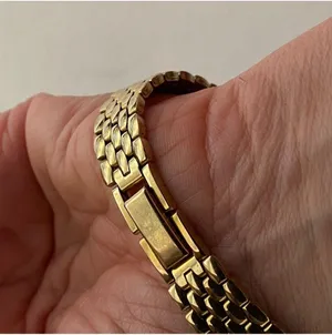 s Quartz Watch Panther Bracelet Gold Toned thumbnail 3