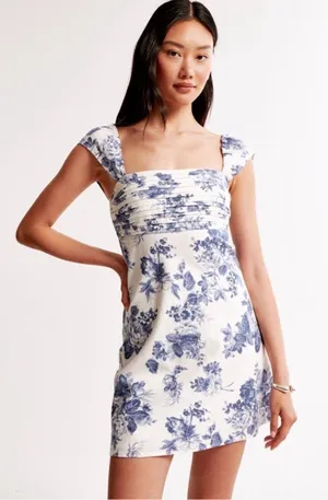 Abercrombie Emerson Cap Sleeve Mini Dress thumbnail 1