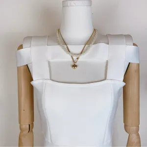 Elliatt Monumental Bandage Mini Dress in Ivory Size Small NWT thumbnail 3