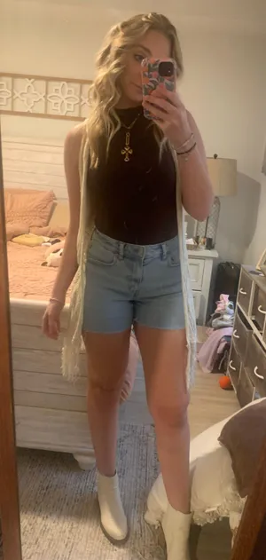 Rue 21 Netted And Fringe Shrug thumbnail 1