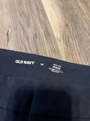 Old Navy High Rise Pixie Trouser in In The Navy thumbnail 6