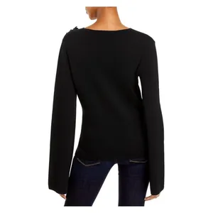 Rebecca Taylor Women 100% Cotton Fairy Grungr Whimsigoth Flare Knit Sweater‎ Top thumbnail 2