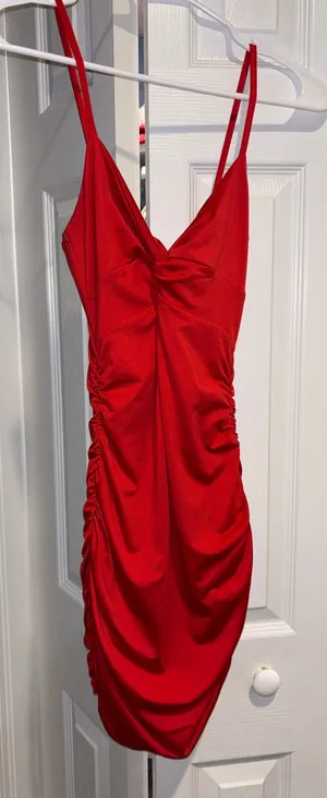 Shein Red Dress thumbnail 1