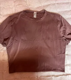 Lululemon Wundermost Ultra Soft Nulu Crewneck Cropped Tshirt thumbnail 2