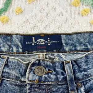 LEE Jeans Women's Flare Blue Denim Glitter Sparkle Style 5 Made‎ in Mexico thumbnail 10