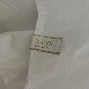 Gaudi Essential White Button Up XL Oversized Pleated Cotton Lagenlook Italy thumbnail 5