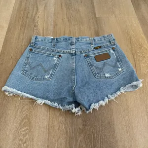 Wrangler Distressed Denim Mini Shorts thumbnail 4