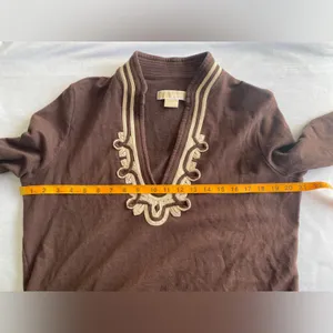 MICHAEL KORS BROWN‎ XL 100% COTTON thumbnail 2