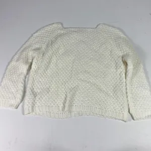 Scandal Italy Sweater Womens One‎ Size White Textured Open Knit Raglan Pullover thumbnail 7