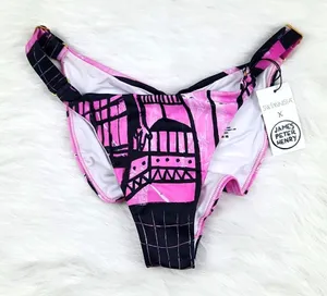 Swiminista x James Peter Henry 40B‎ Wise Bottom Beach Activities Print NWT Small thumbnail 1